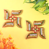 Decorative Swastik Sticker (2Pc Set)